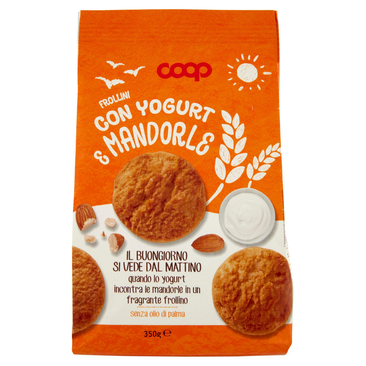Biscotti con yogurt e mandorle 350 gr - Immagine 01