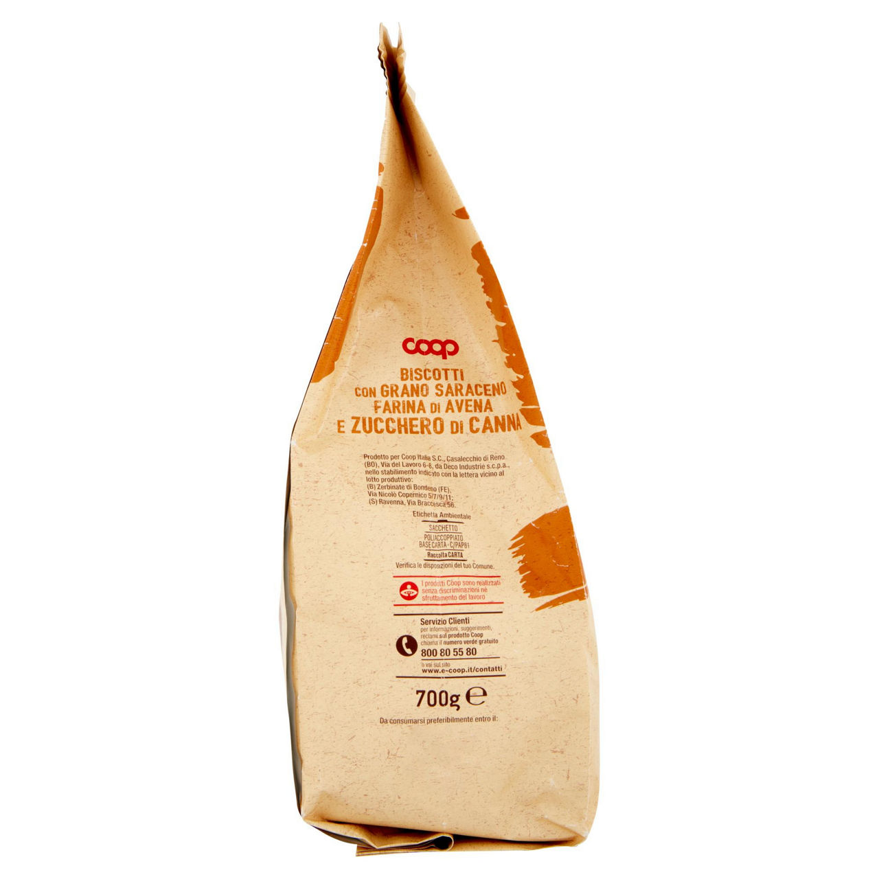 Biscotti frollini con grano saraceno e zucchero di canna 700 gr - Immagine 61