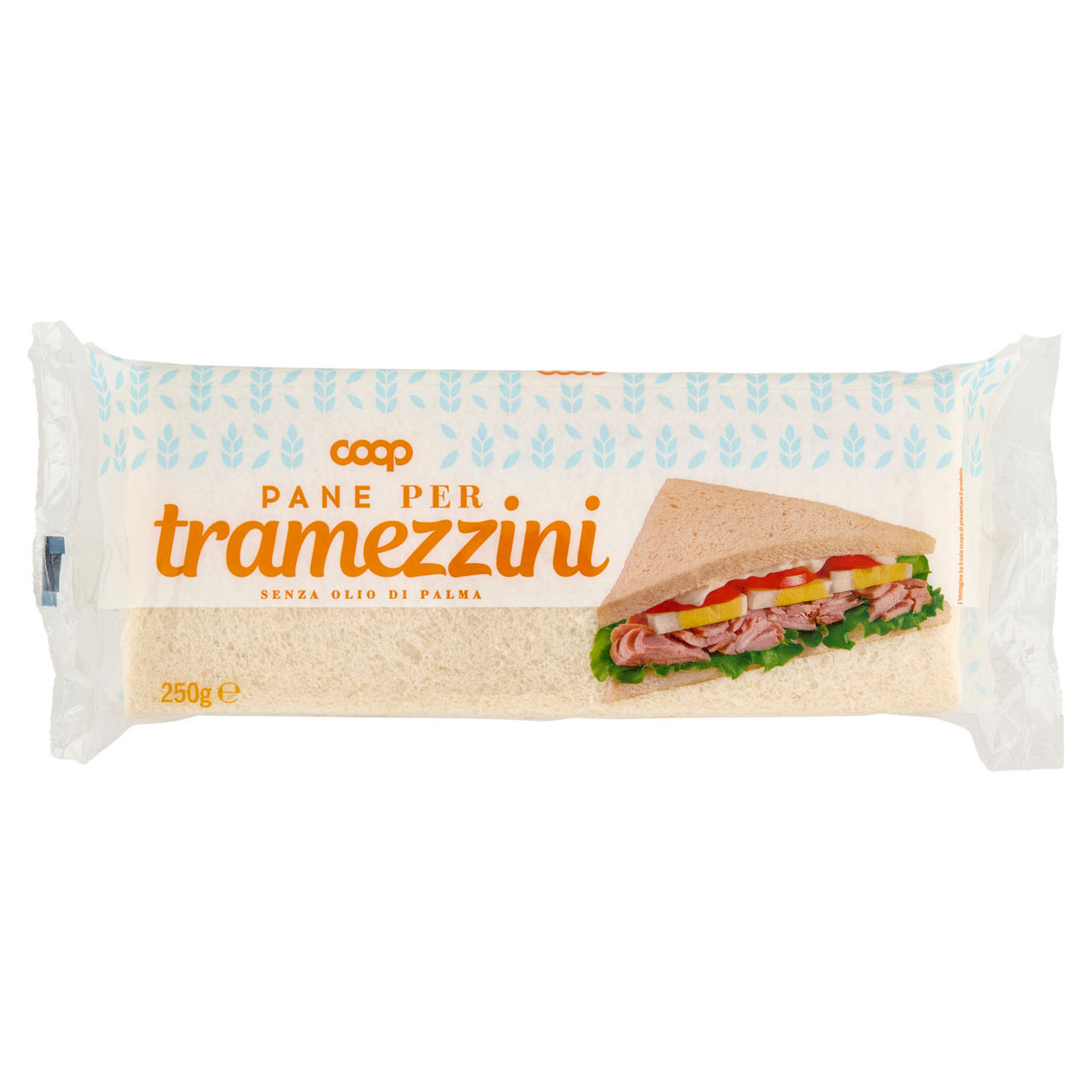 Pane per tramezzini coop sacchetto gr.250 no palma - Immagine 01