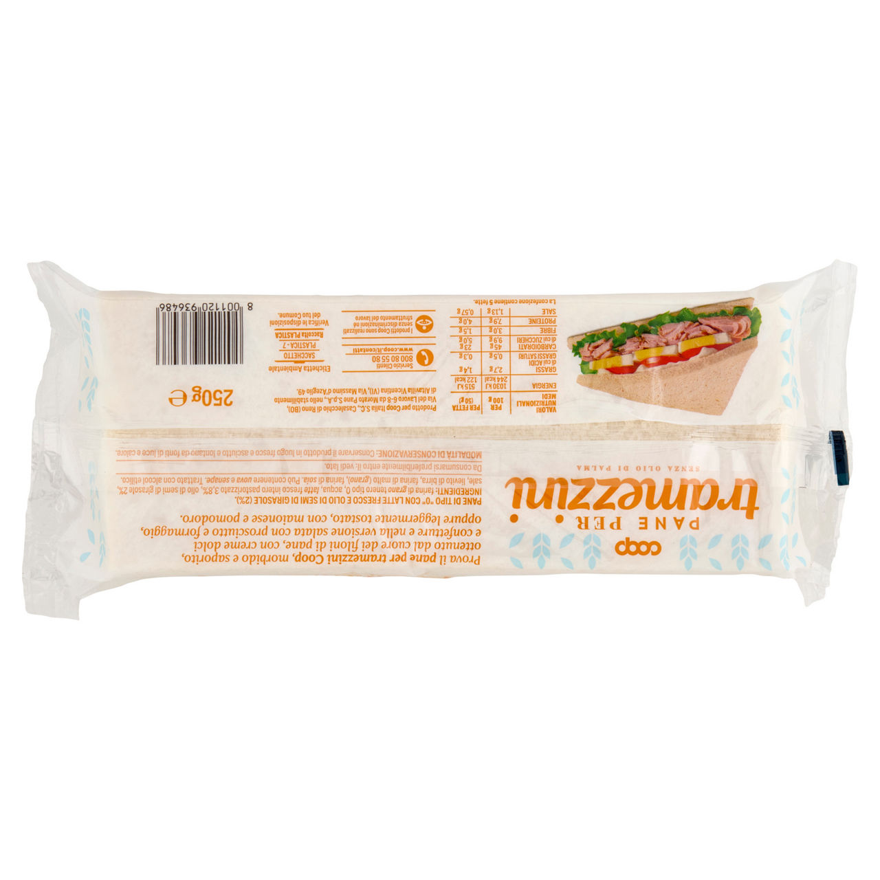 Pane per tramezzini coop sacchetto gr.250 no palma - Immagine 31
