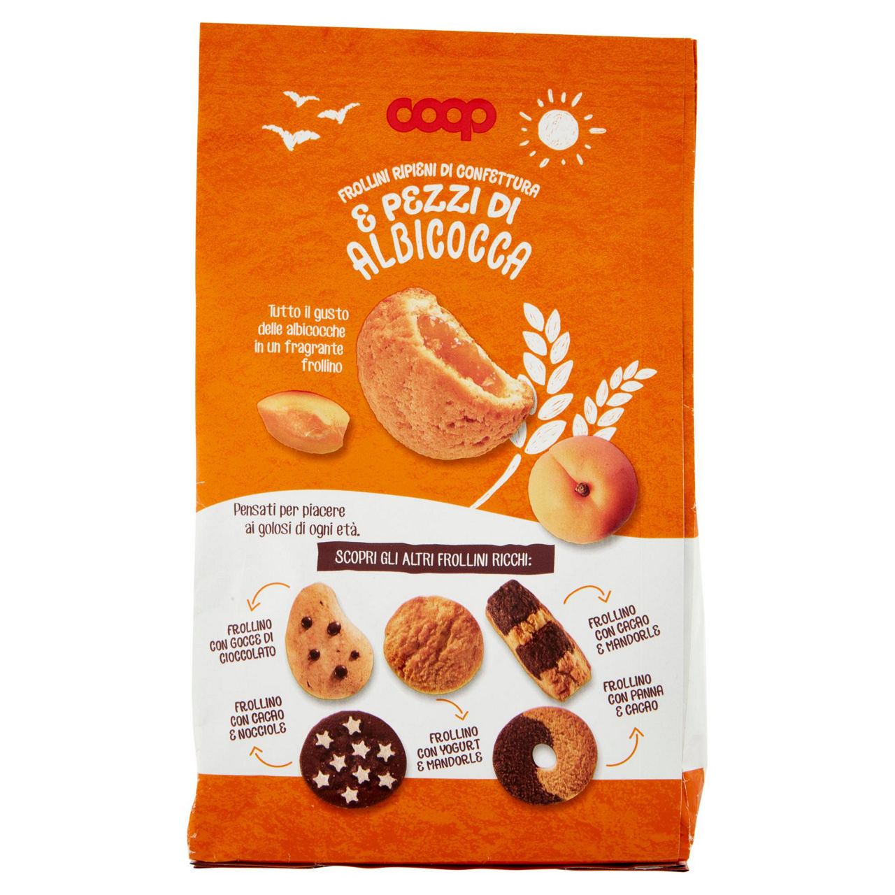 Biscotti frollini con confettura e pezzi di albicocca 350 gr - Immagine 41