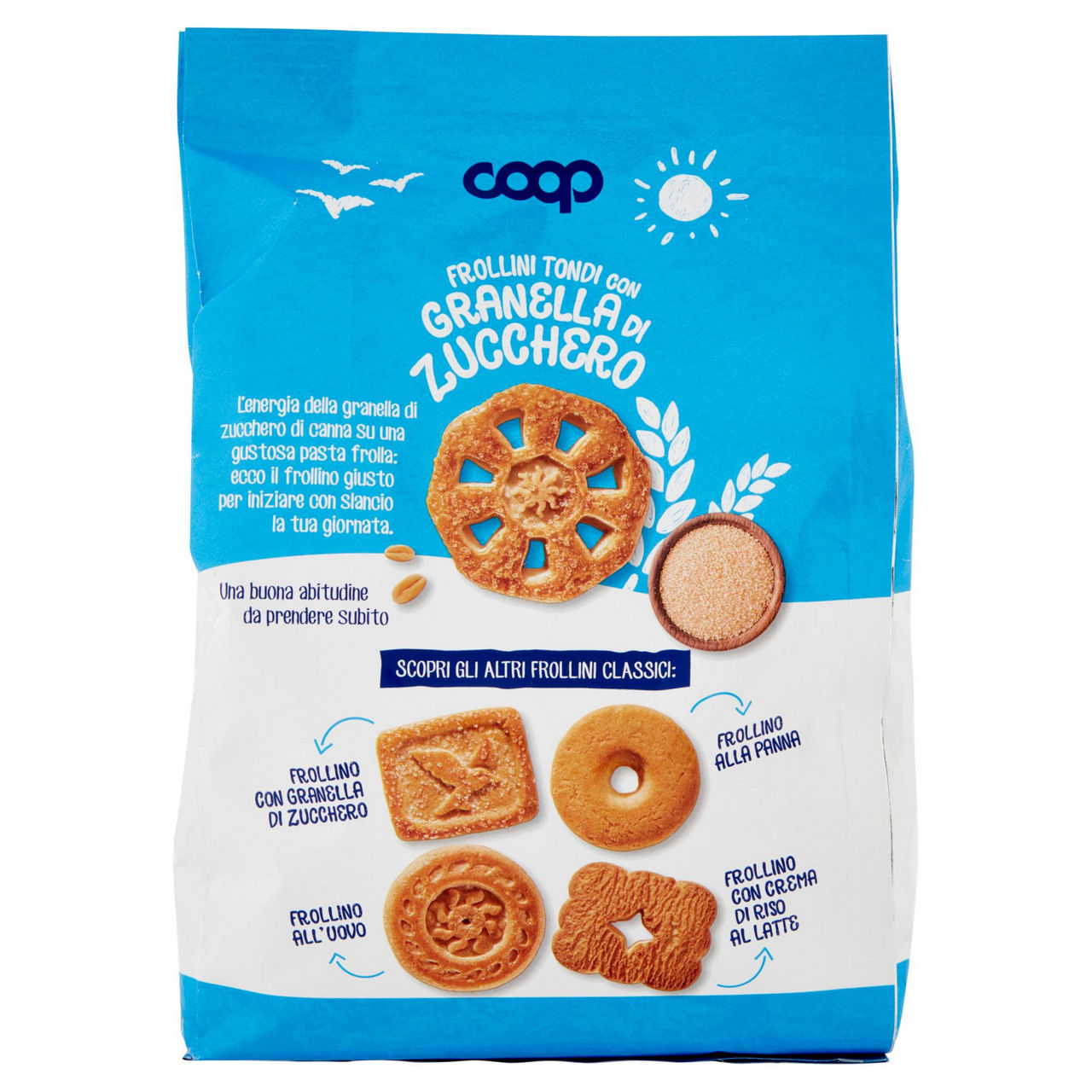 Biscotti frollini tondi con granelli di zucchero 700 gr - Immagine 21