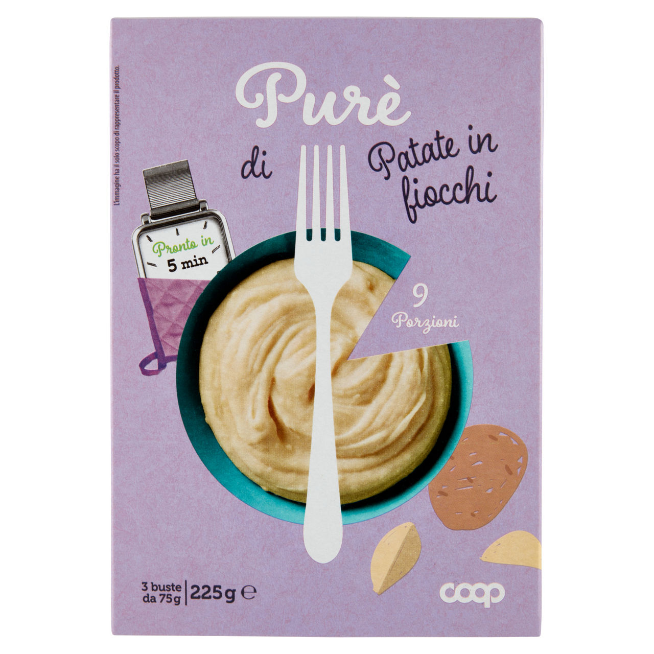 Preparato per puré di patate 225 gr - Immagine 01