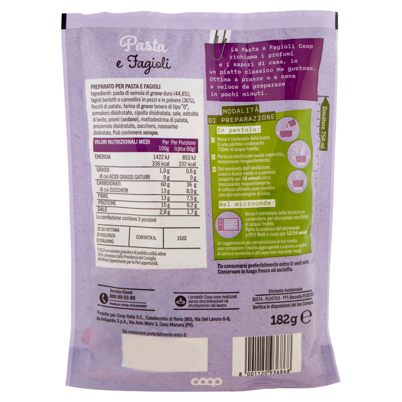 Preparato per pasta e fagioli 182 gr - Immagine 41
