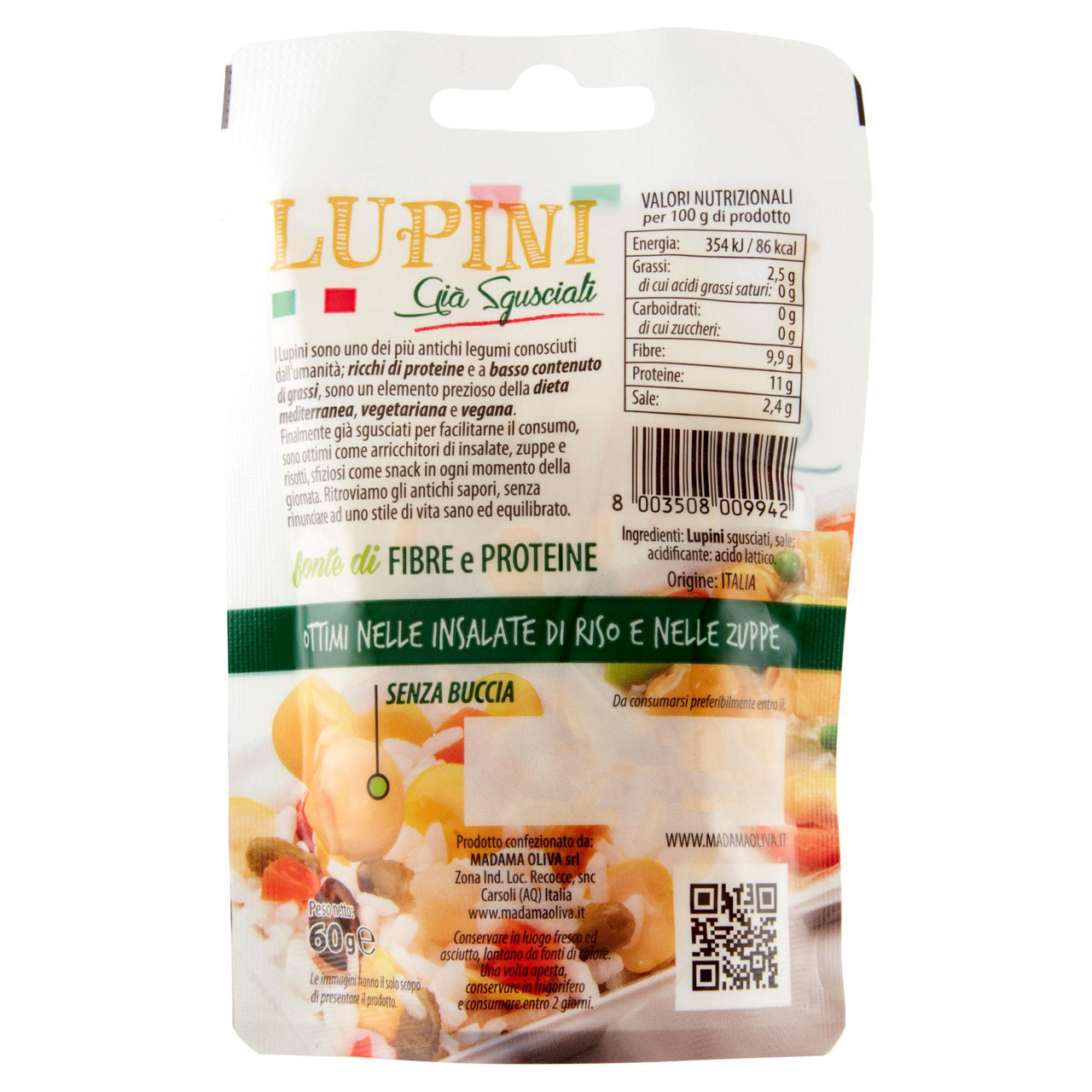 Lupini sgusciati 60 gr - Immagine 61