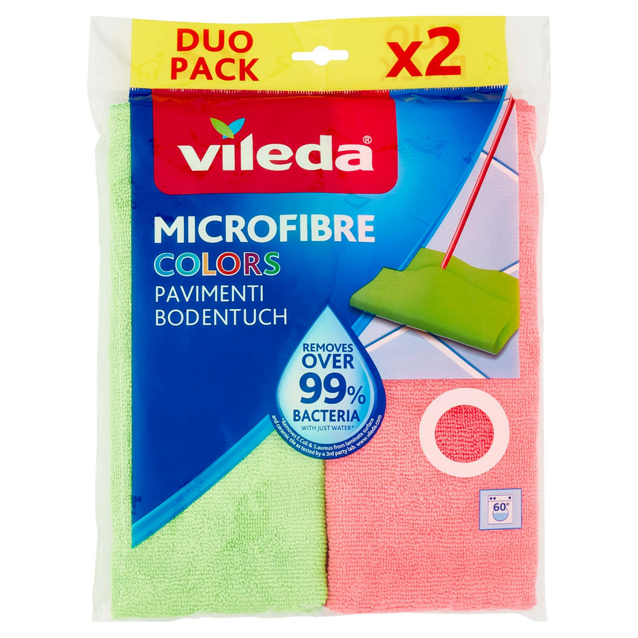 Panni in microfibra per pavimenti 2 pz - Immagine 01