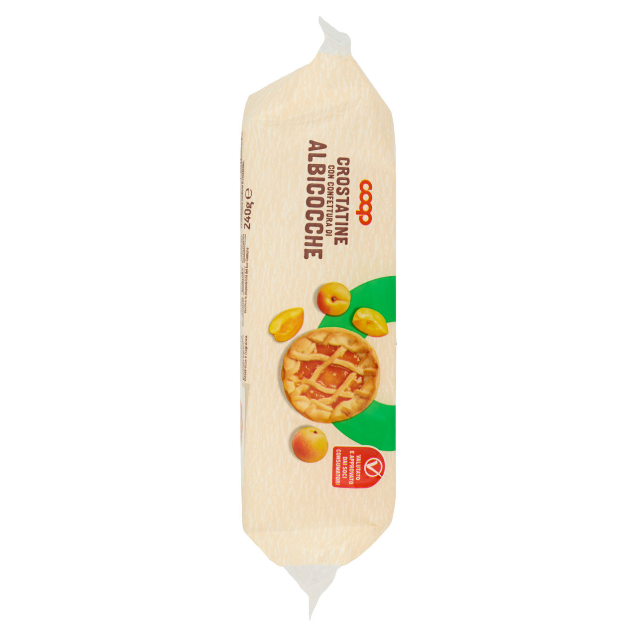 Crostatine con confettura di albicocca 6 pz 240 gr - Immagine 11