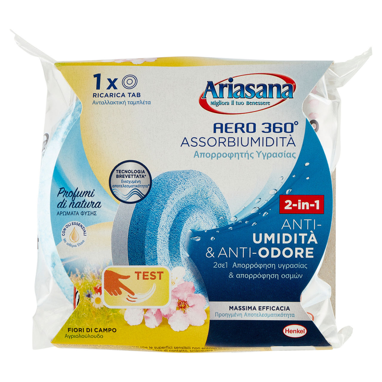 Ariasana ric.aero360 tab 450g fiori di campo