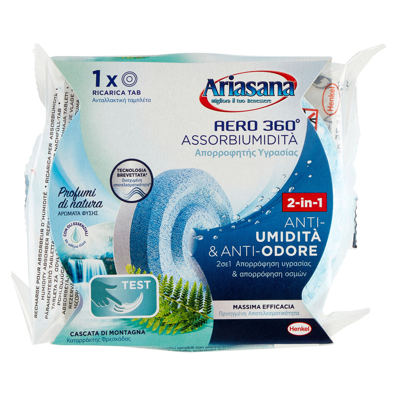 Ariasana ric.aero360 tab 450g cascata di montagna - Immagine 01