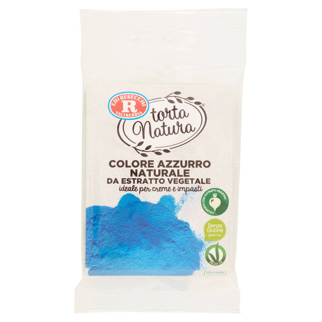 Colorante per dolci in polvere blu 8 gr - Immagine 01