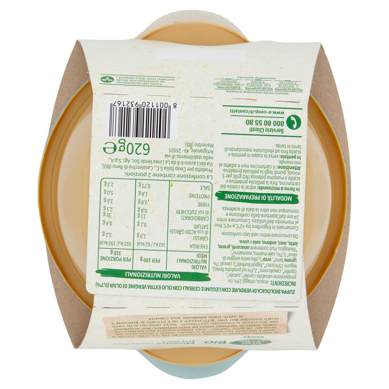 Minestra contadina bio 620 gr - Immagine 51