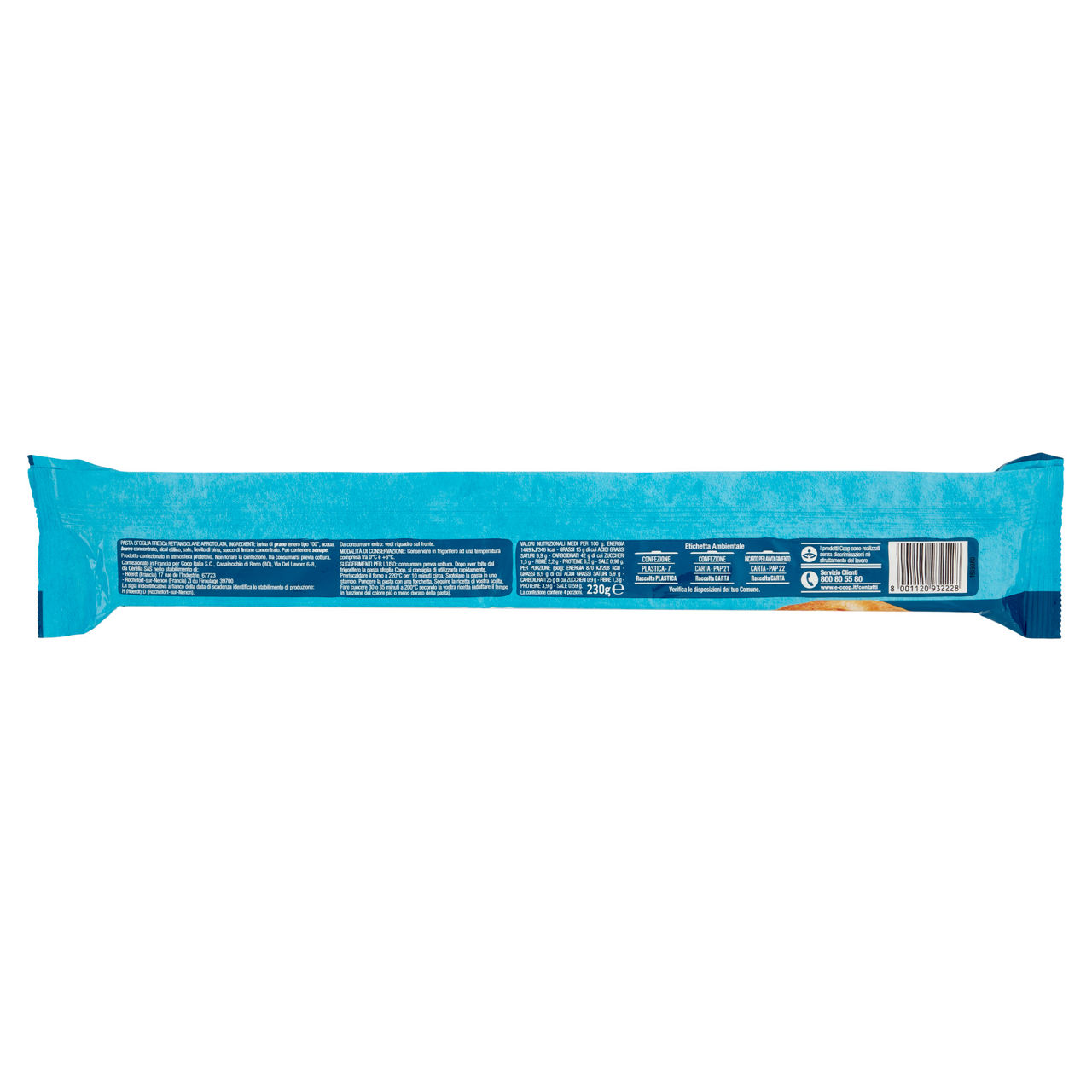 Pasta sfoglia fresca rettangolare 230 gr - Immagine 51