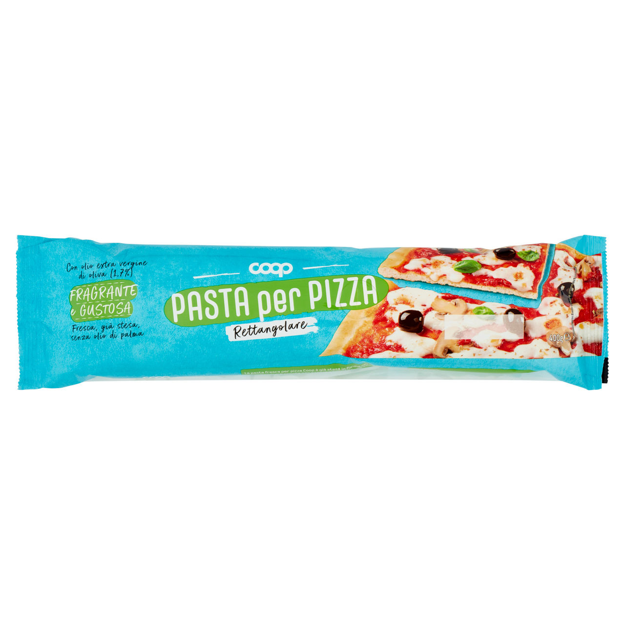 Pasta fresca per pizza rettangolare 400 gr - Immagine 01