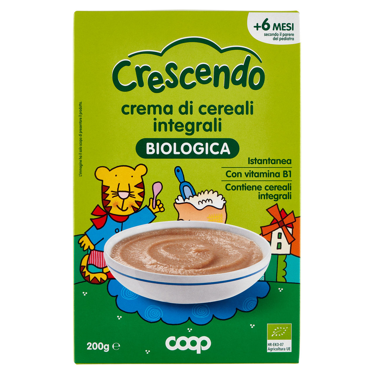 Crema di cereali integrali bio 200 gr - Immagine 01