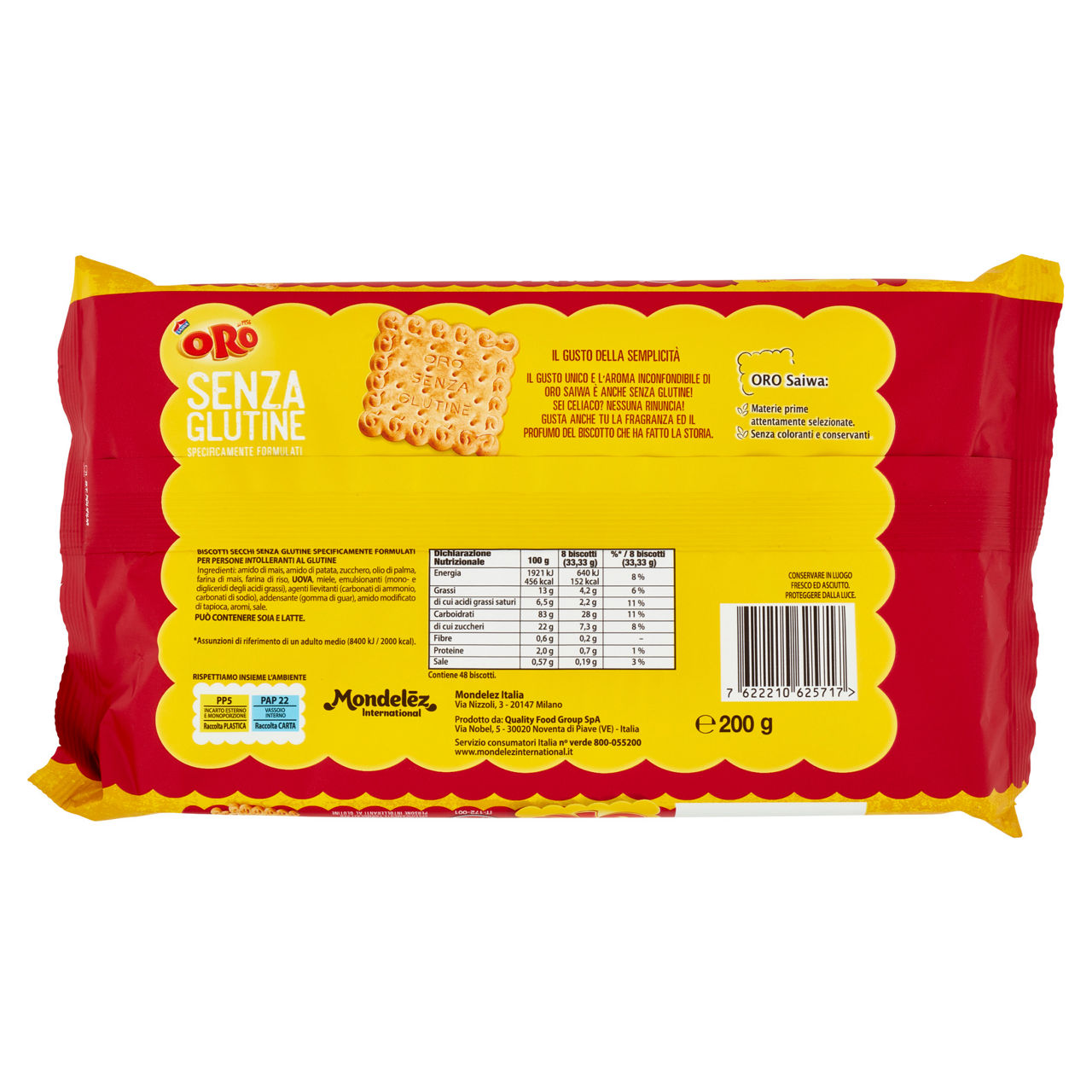 Biscotti secchi senza glutine 6 monoporzioni x 33 gr - Immagine 51