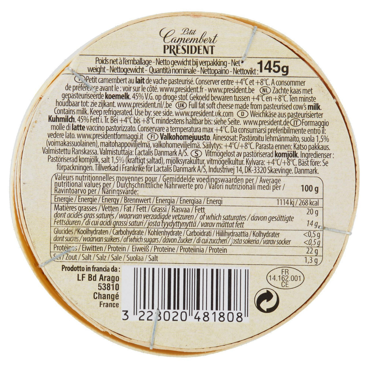 Formaggio morbido Francese 145 gr - Immagine 31