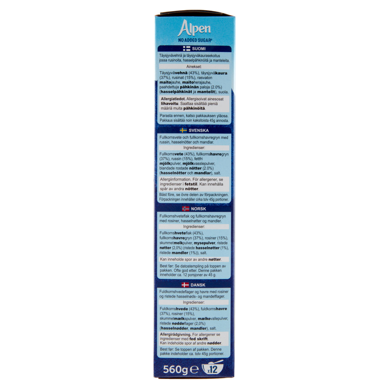 Alpen muesli weetabix senza zucchero scatola gr.560 - Immagine 31