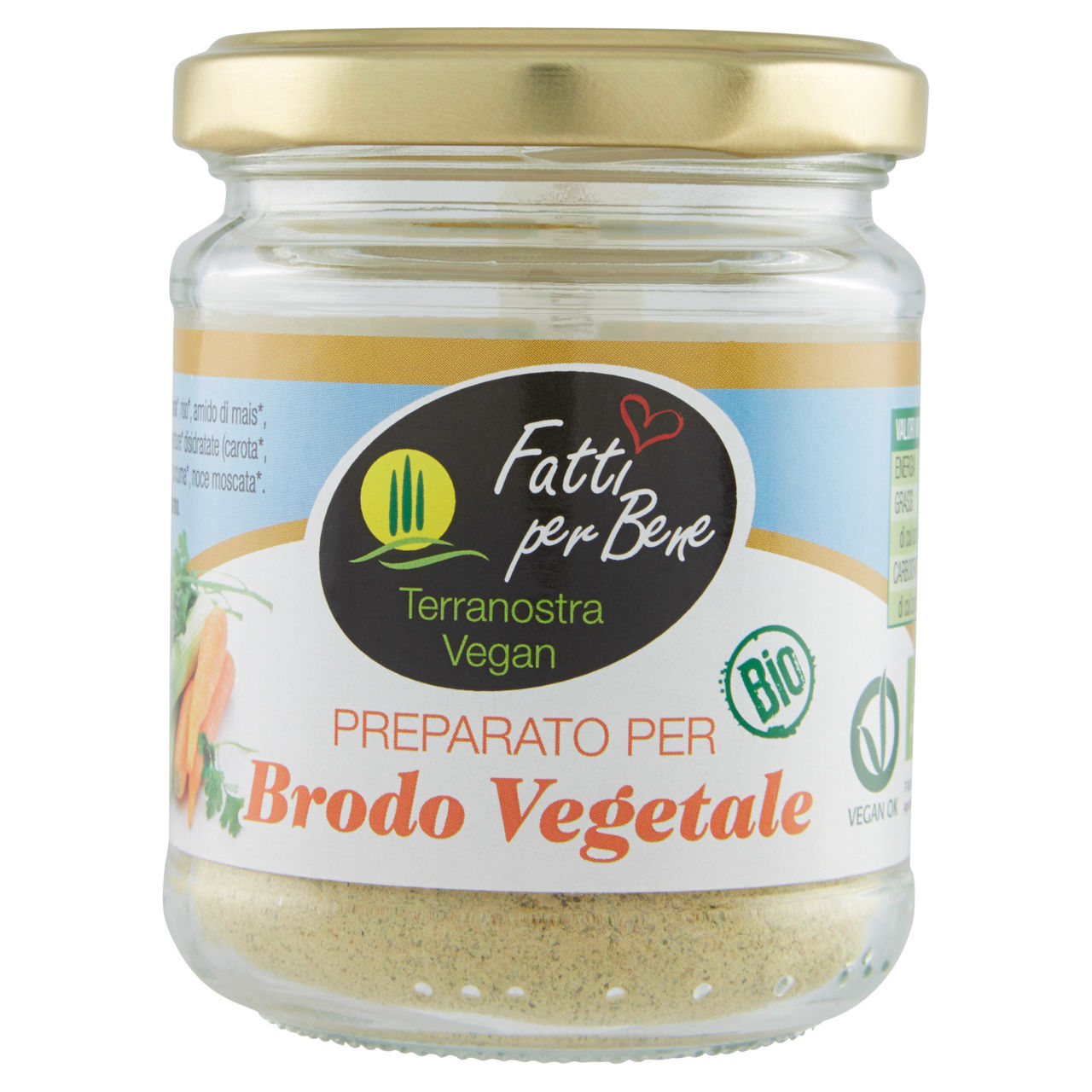Brodo vegetale bio terra nostra 125g - Immagine 01