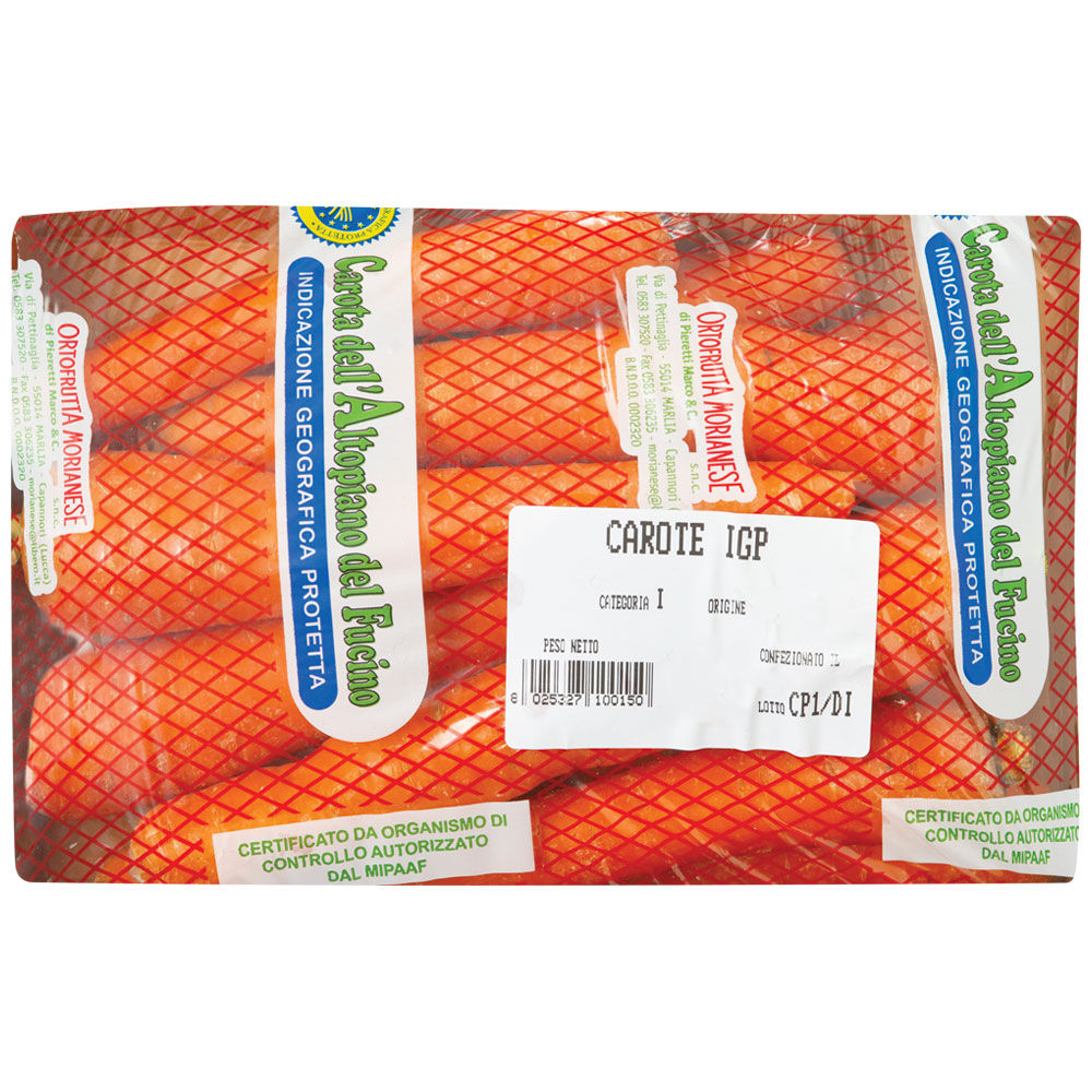 Carote Altopiano del Fucino IGP 800 gr