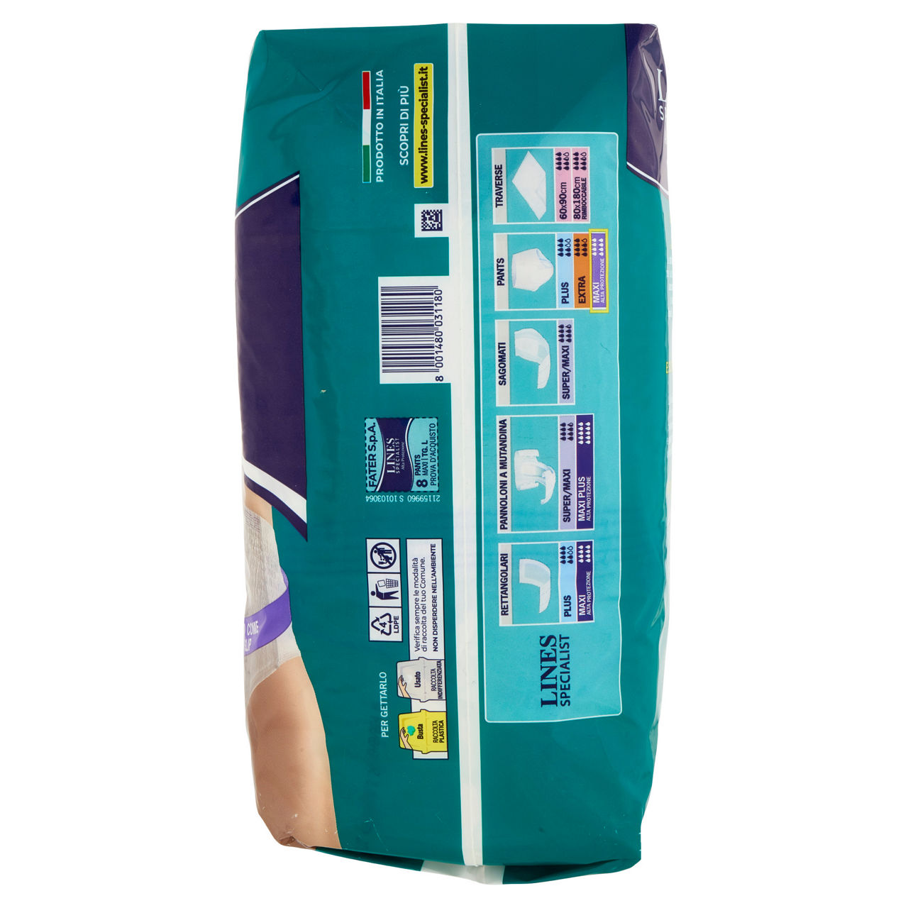 Assorbenti incontinenza grave maxi taglia L 8 pz - Immagine 41