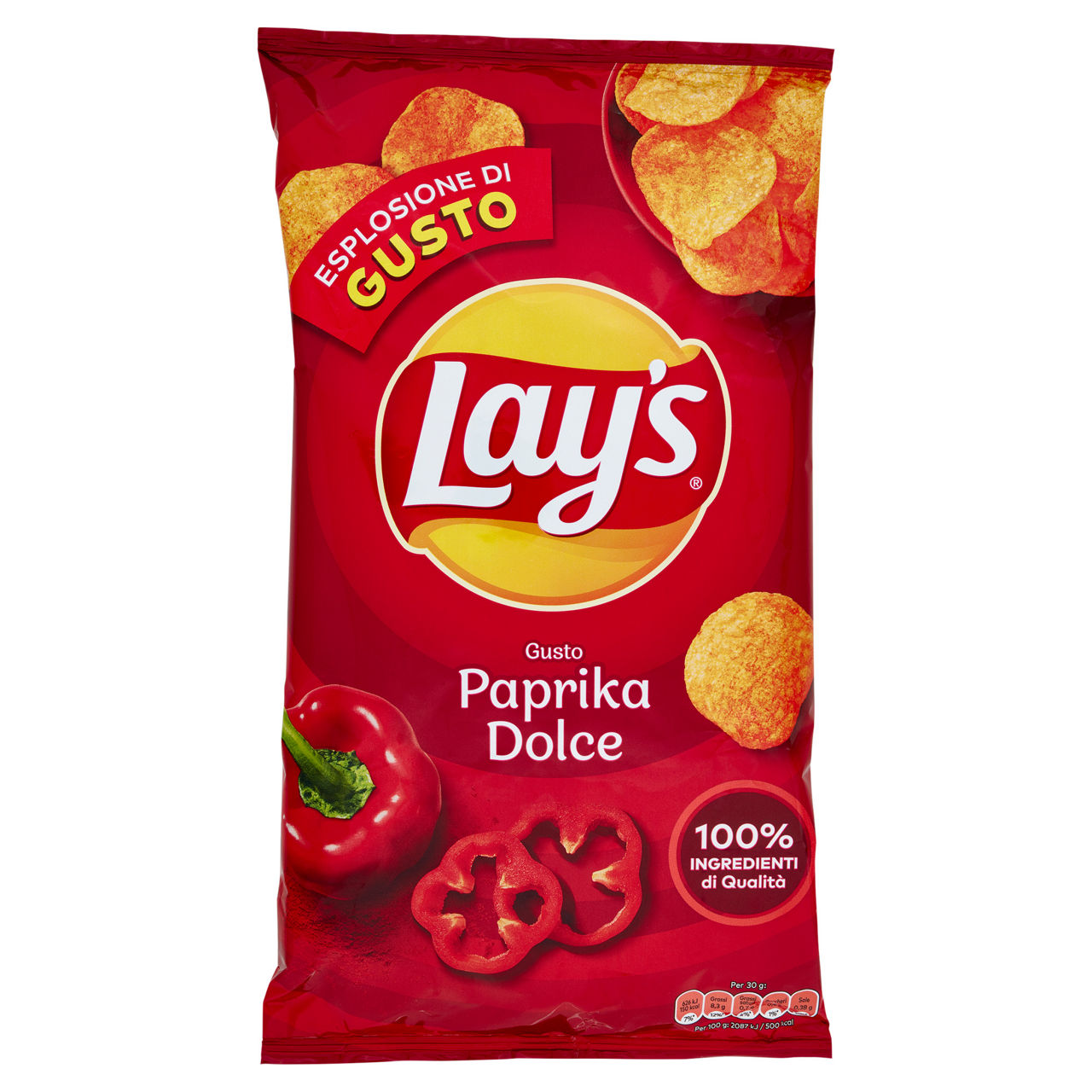 Patatine alla paprika dolce 133 gr - Immagine 01