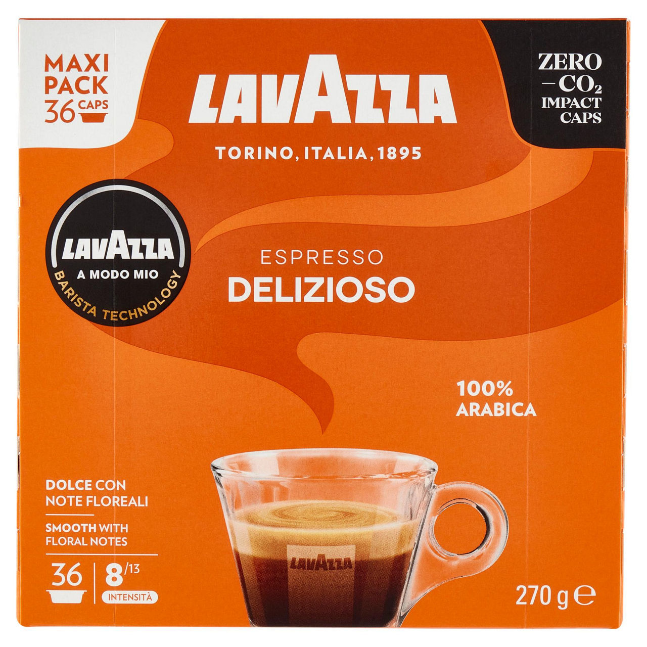 Caffè in capsule espresso Delizioso 36 pz
