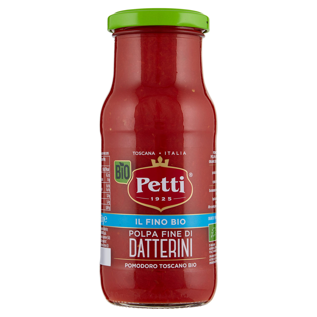 Polpa fine datterini bio il fino petti bio bottiglia g 350 - Immagine 01