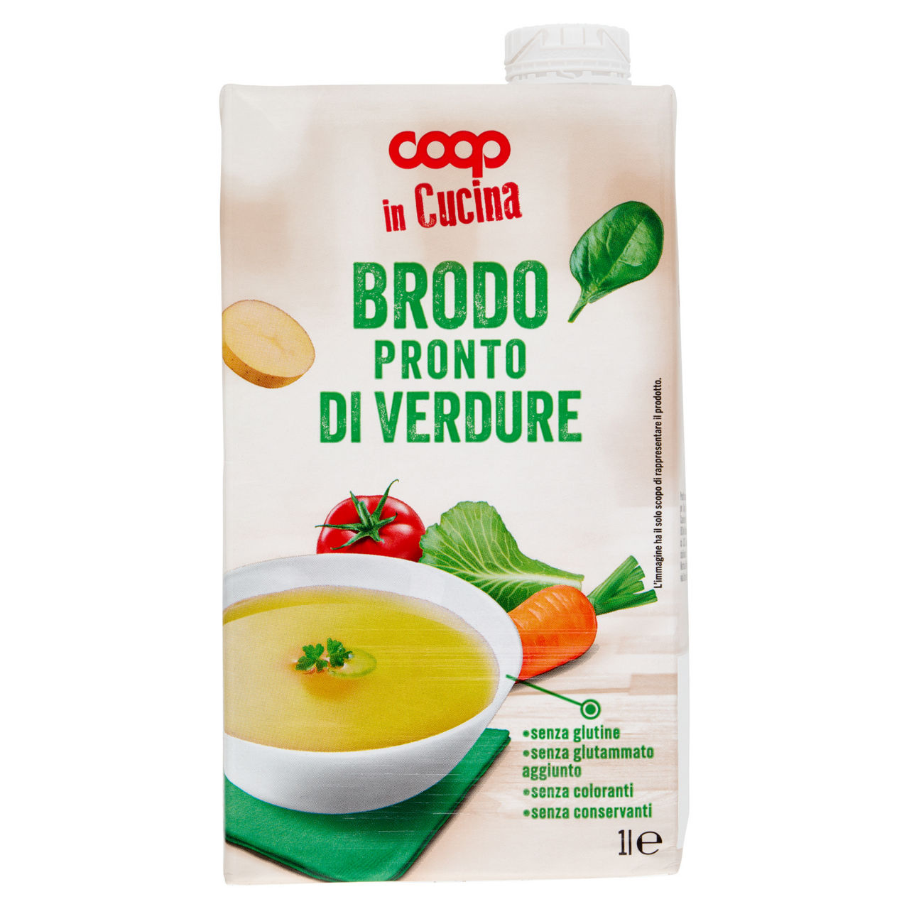 Brodo pronto verdure coop brick 1l - Immagine 01