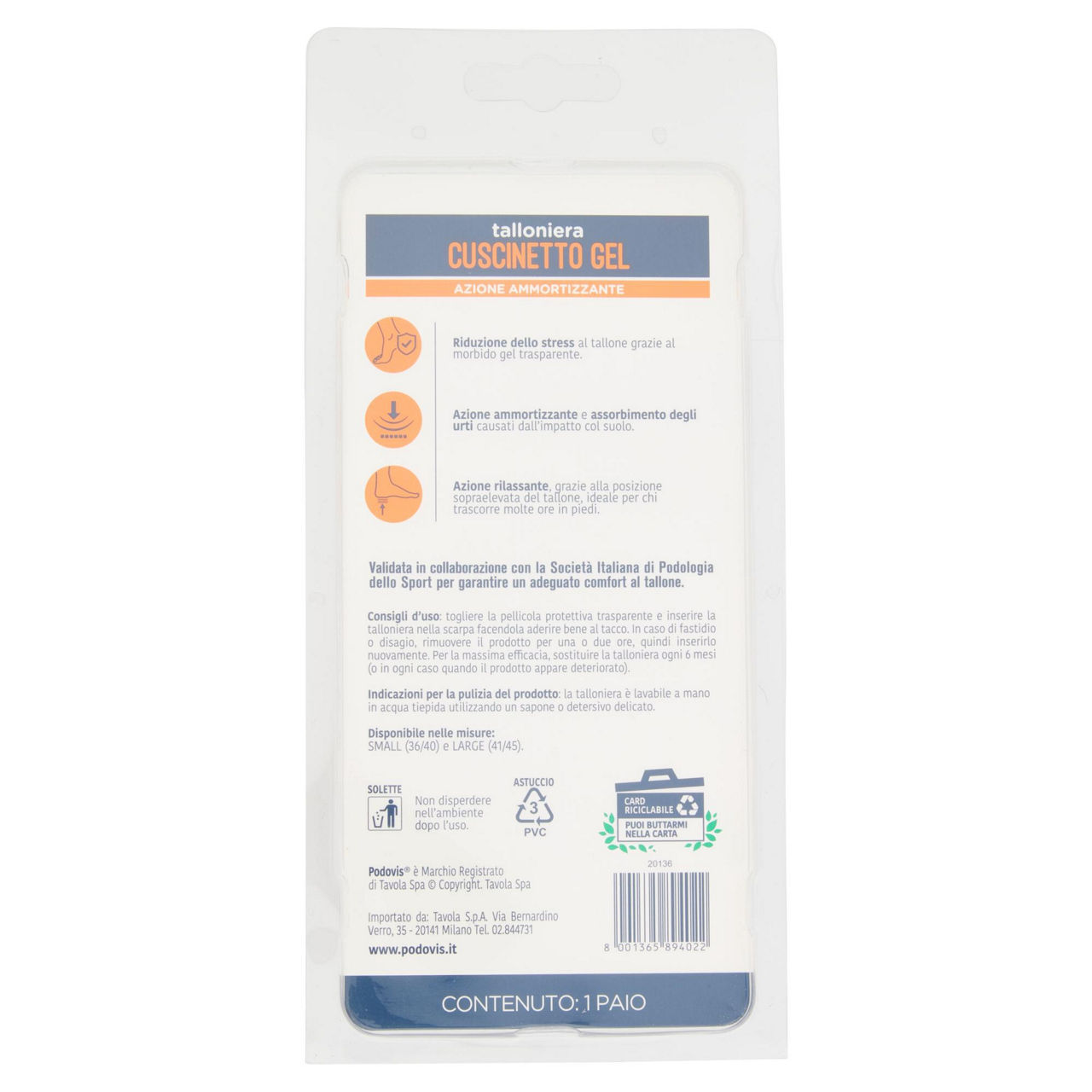 Talloniera podovis small 6pz blister pz. 1 - Immagine 31