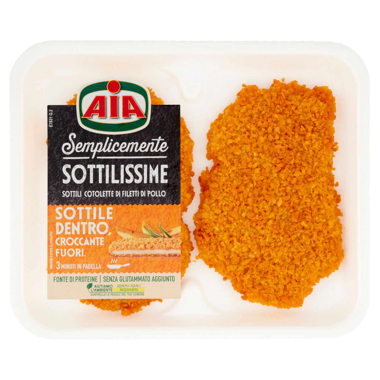 Cotolette sottilissime di filetti di pollo 140 gr - Immagine 01
