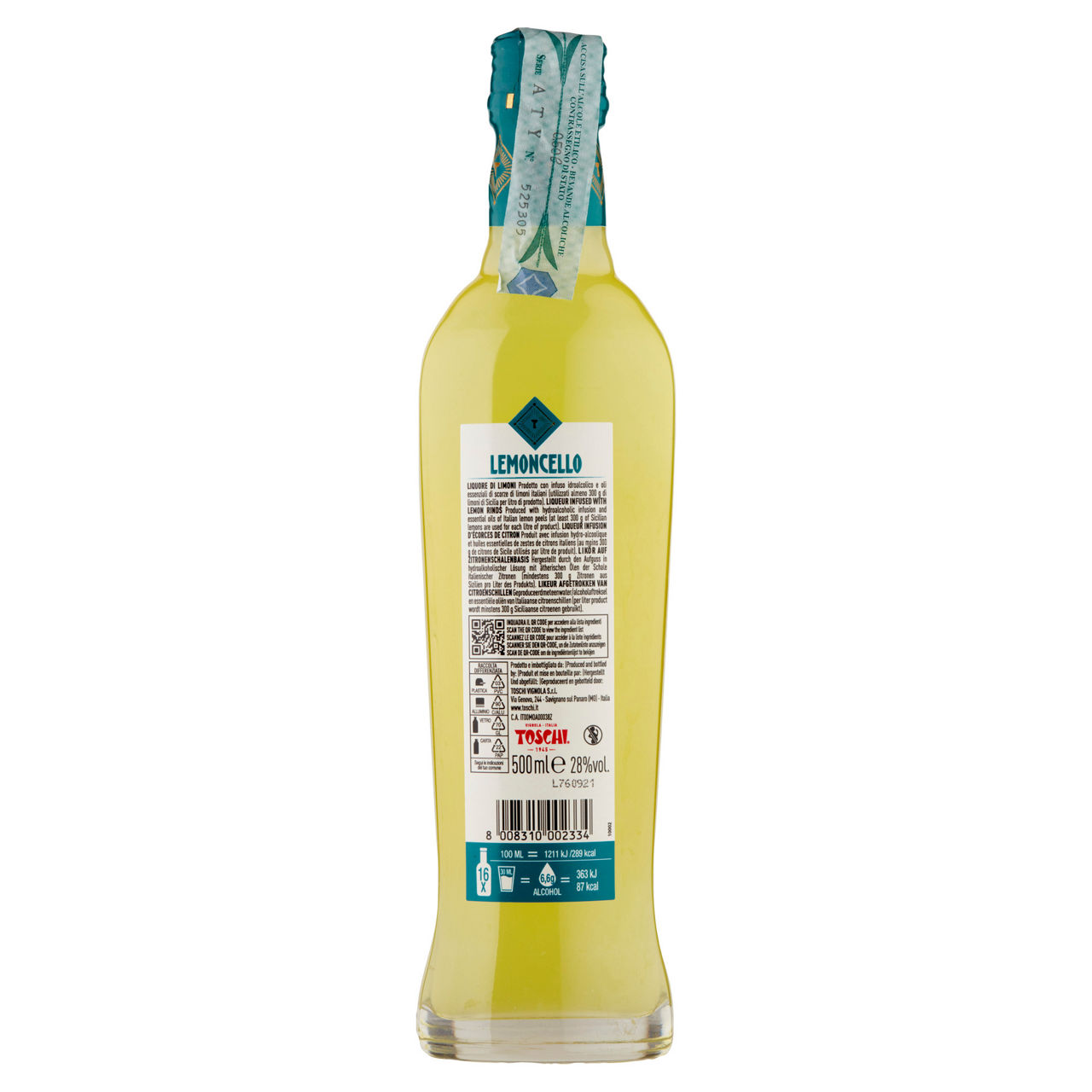 Il lemoncello toschi bottiglia ml 500 - Immagine 11