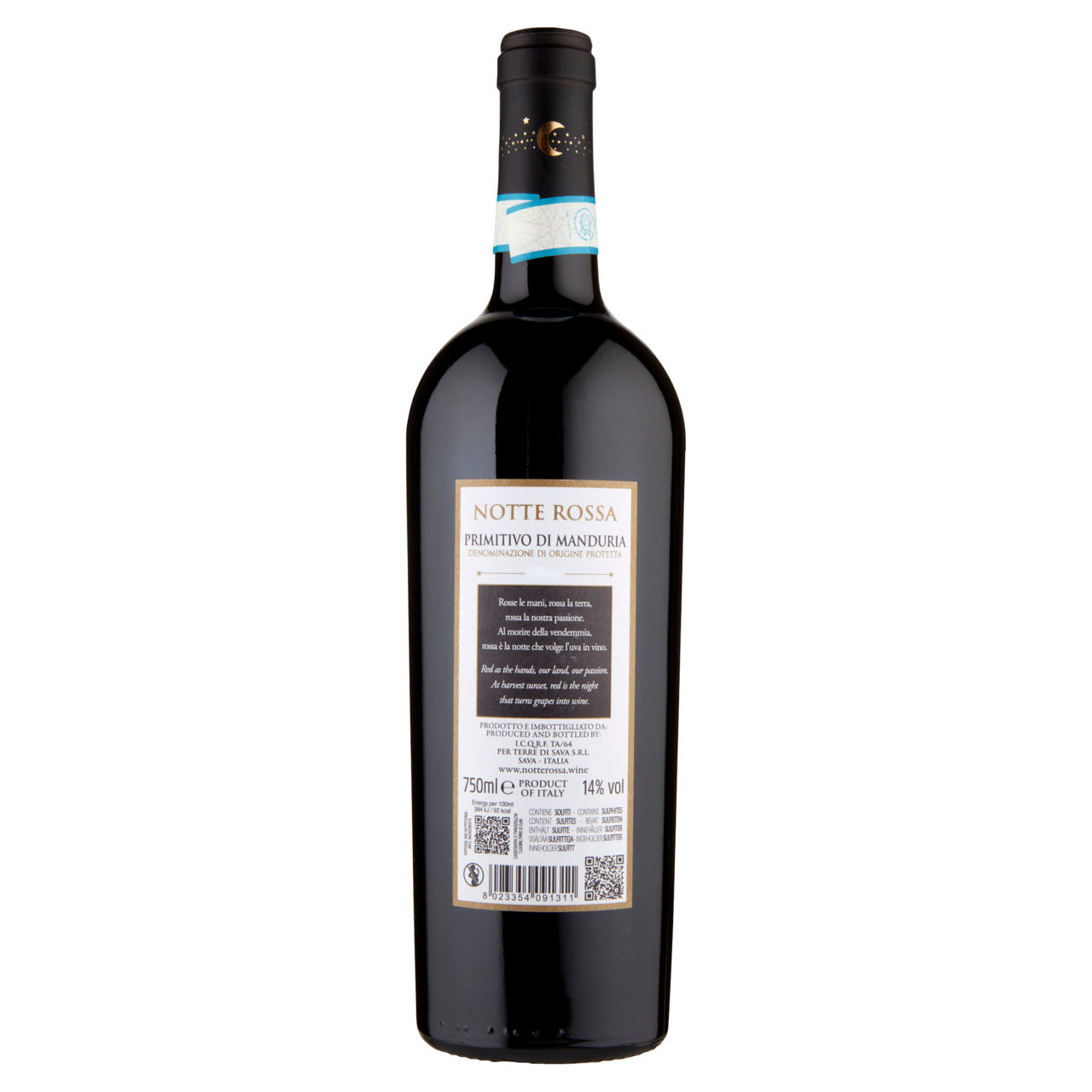 Vino rosso Primitivo di Manduria DOP 750 ml - Immagine 31