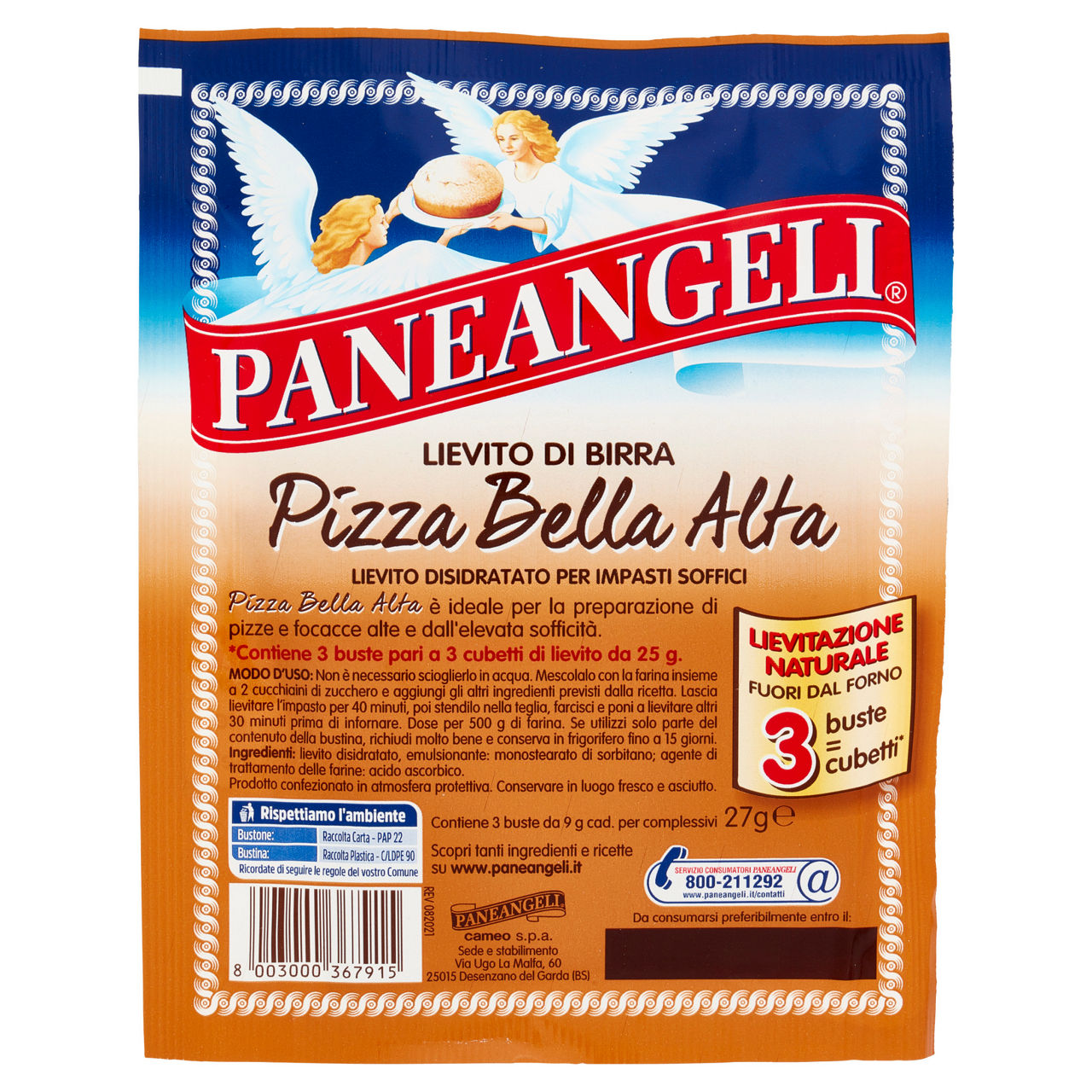 Lievito di birra per impasti alti e soffici 27 gr - Immagine 51