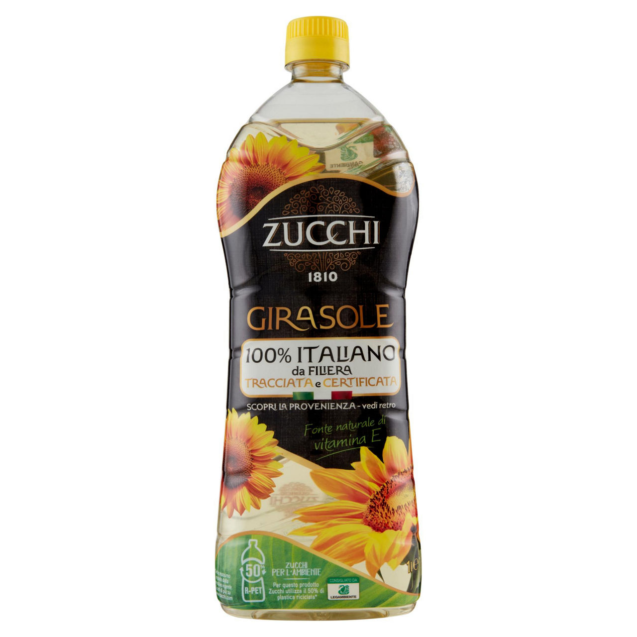 Olio di semi di girasole 100% ita da filiera tracc. e certificata zucchi l1