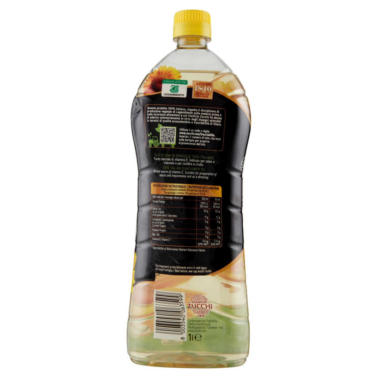 Olio di semi di girasole 100% ita da filiera tracc. e certificata zucchi l1 - Immagine 41