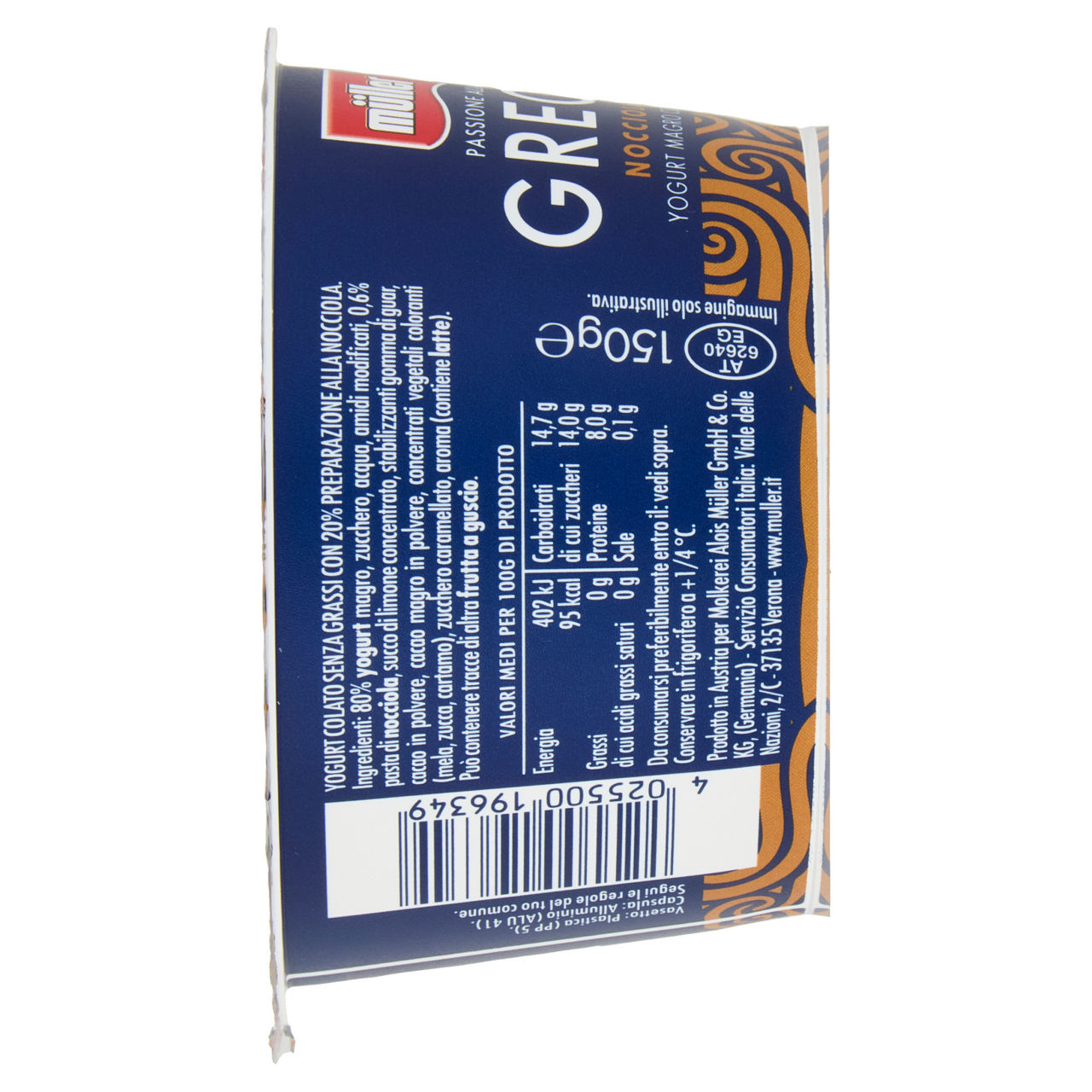 Yogurt Greco magro alla nocciola 150 gr - Immagine 21