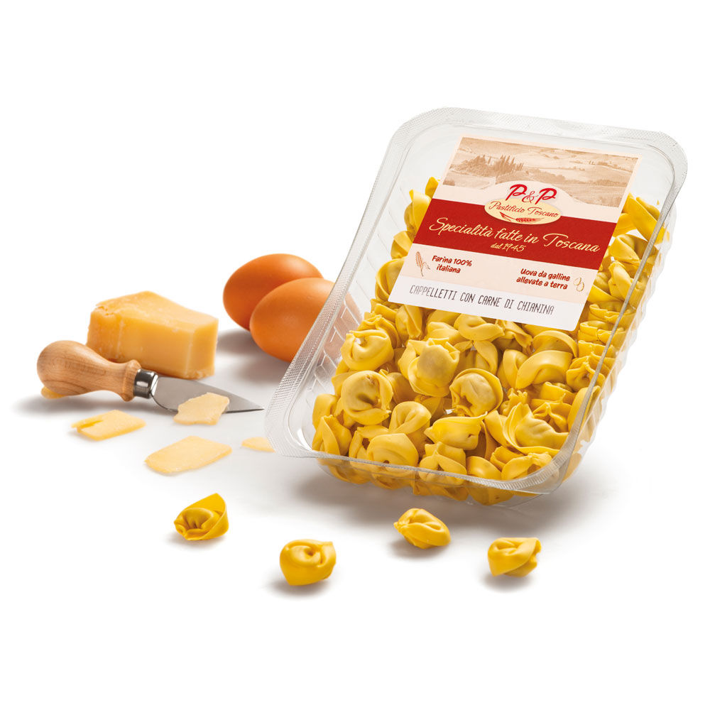 Cappelletti freschi con carne di Chianina 250 gr