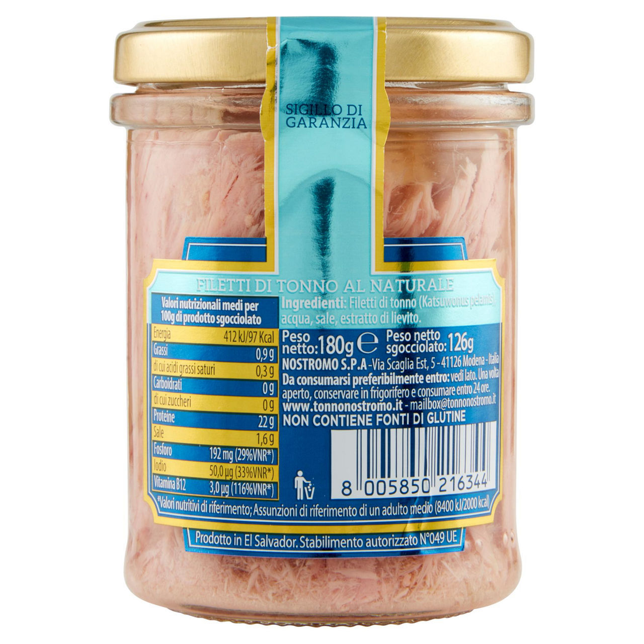 Filetti tonno nostromo naturale vv g 126 - Immagine 31