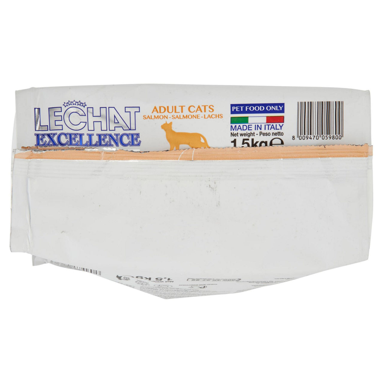 Secco gatto lechat croccantini ex.adult salmone sacchetto 1,5kg - Immagine 11