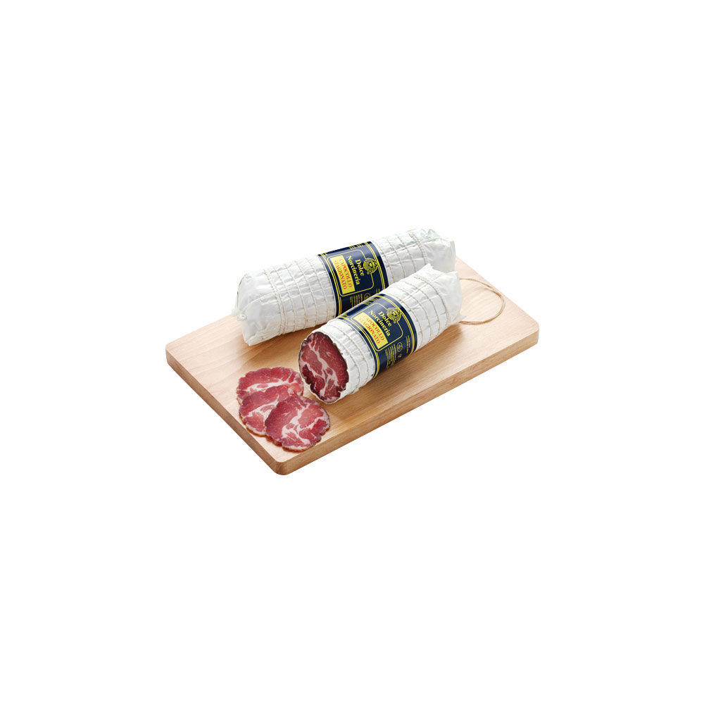 Capocollo stagionato dolce affettato