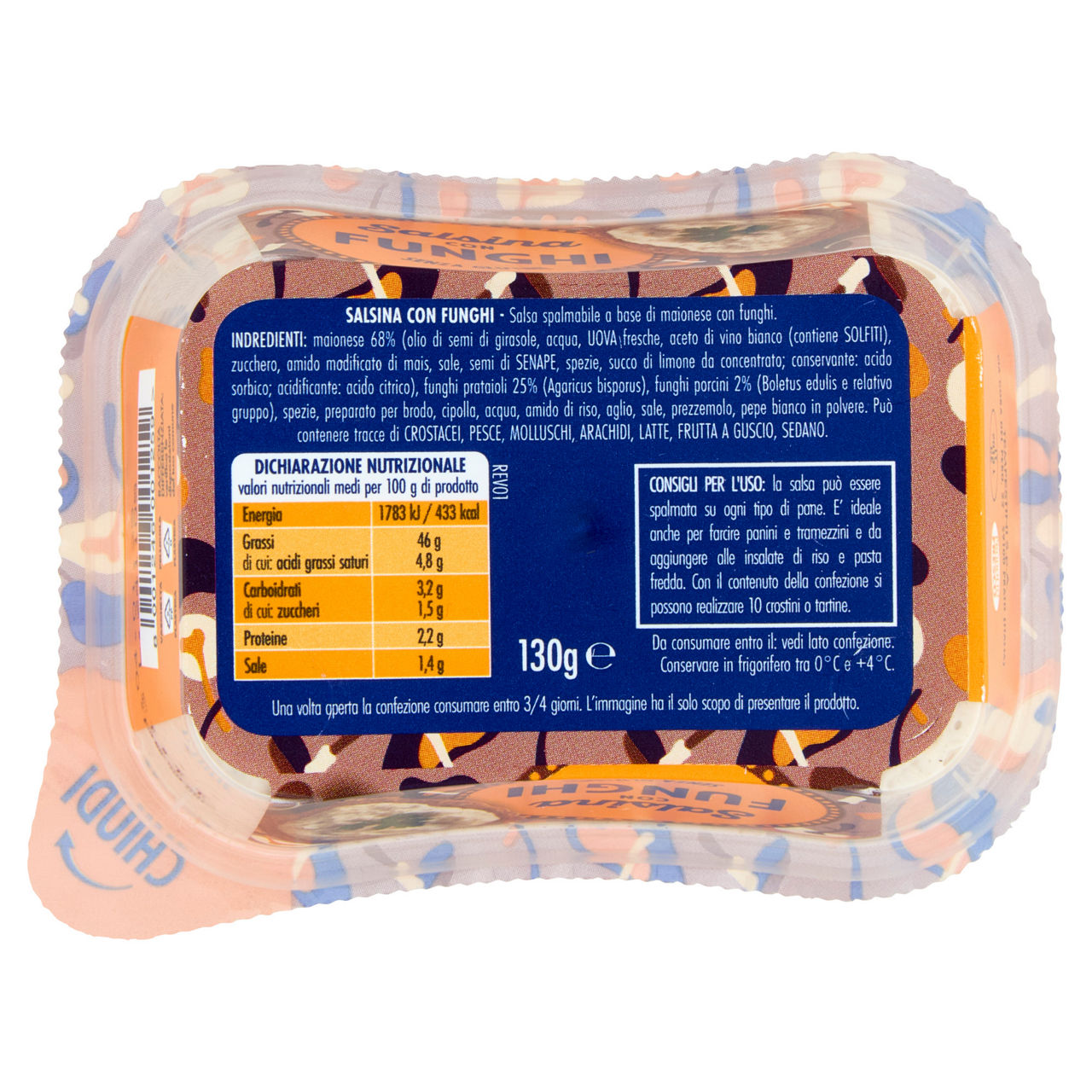 Salsa fresca con funghi 130 gr - Immagine 41