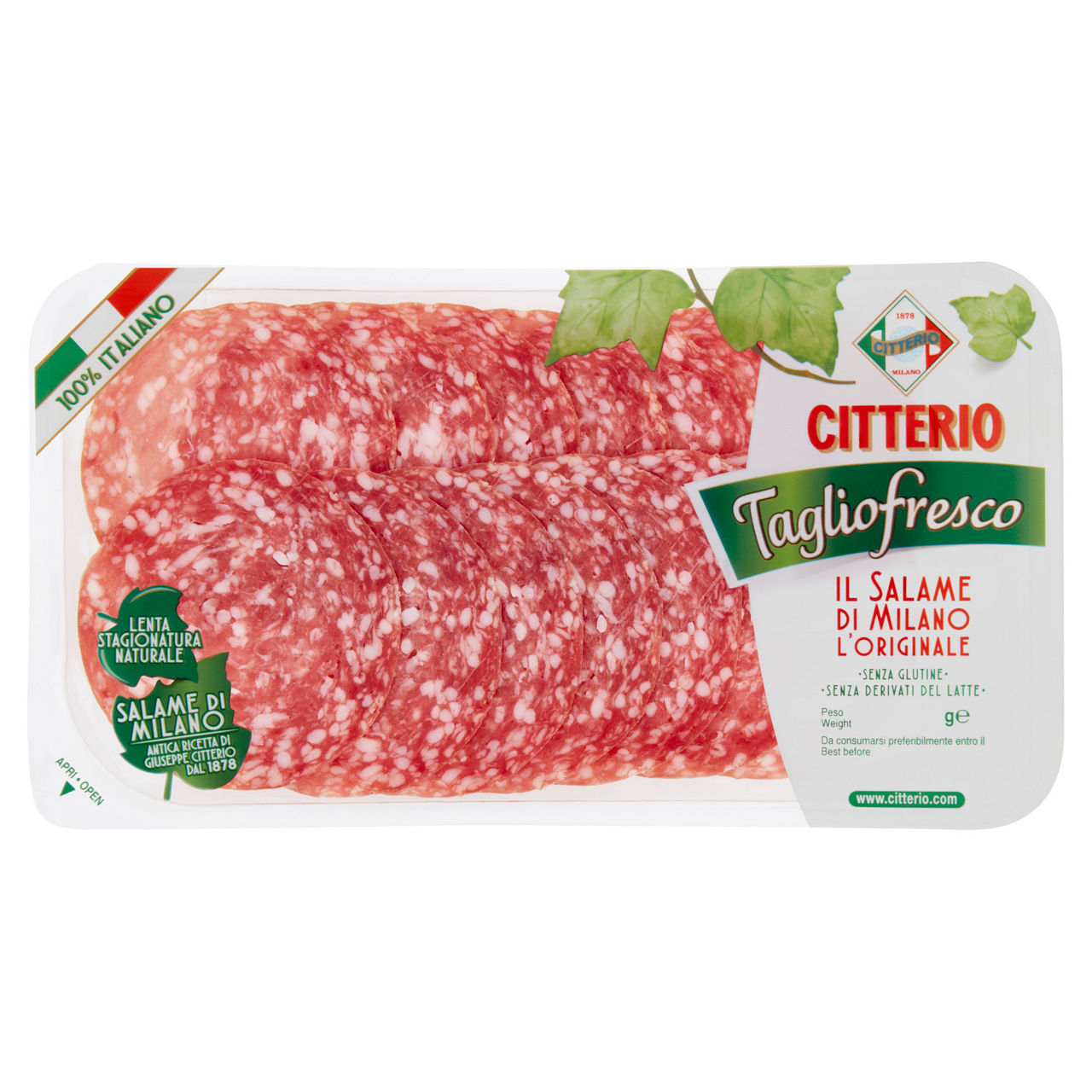 Salame di Milano originale affettato 70 gr - Immagine 01