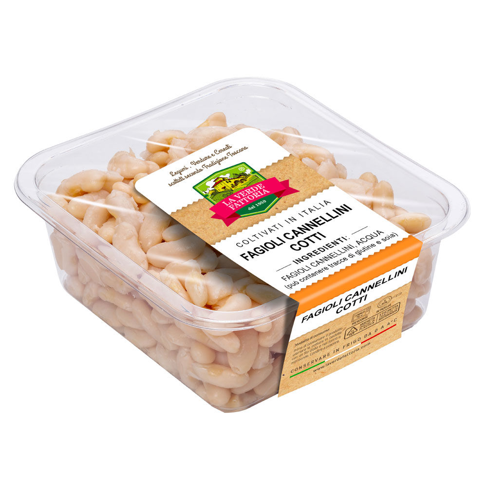 Fagioli cannellini cotti 400 gr