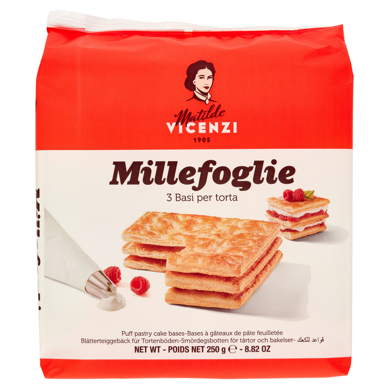 Basi per torta millefoglie 3 pz 250 gr - Immagine 01
