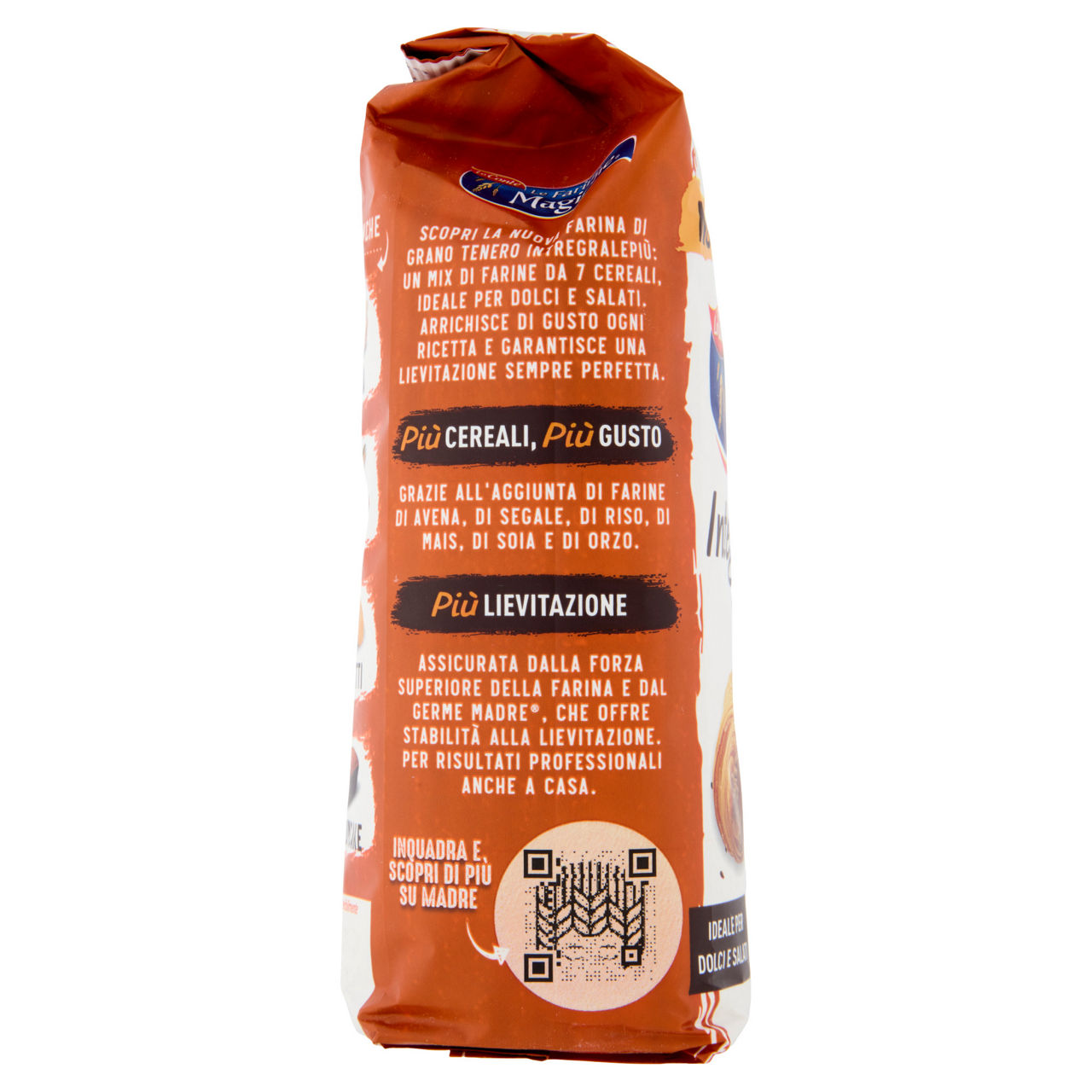 Mix a base di farina di grano tenero integrale ai 7 cereali 900 gr - Immagine 31