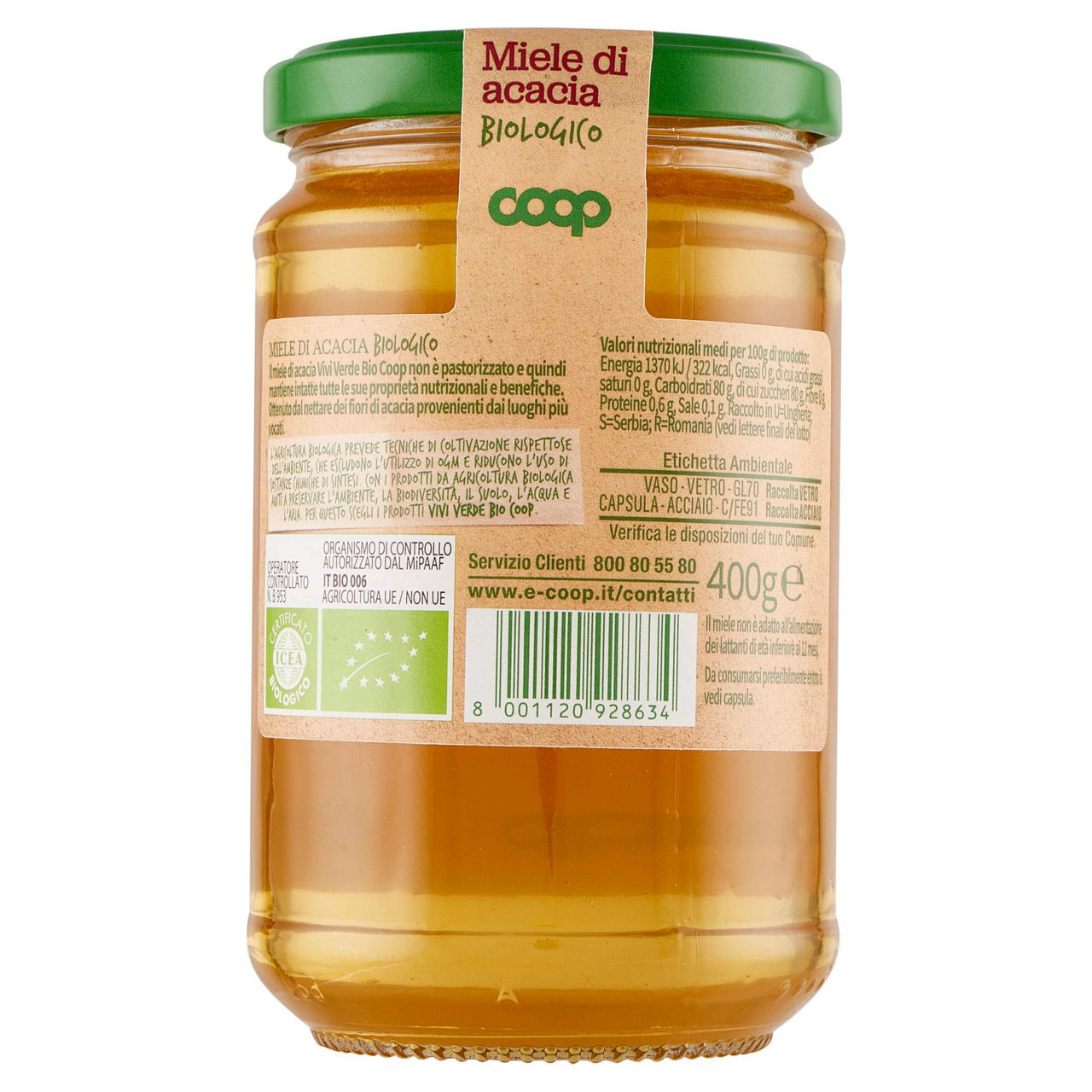 Miele di acacia bio 400 gr - Immagine 101