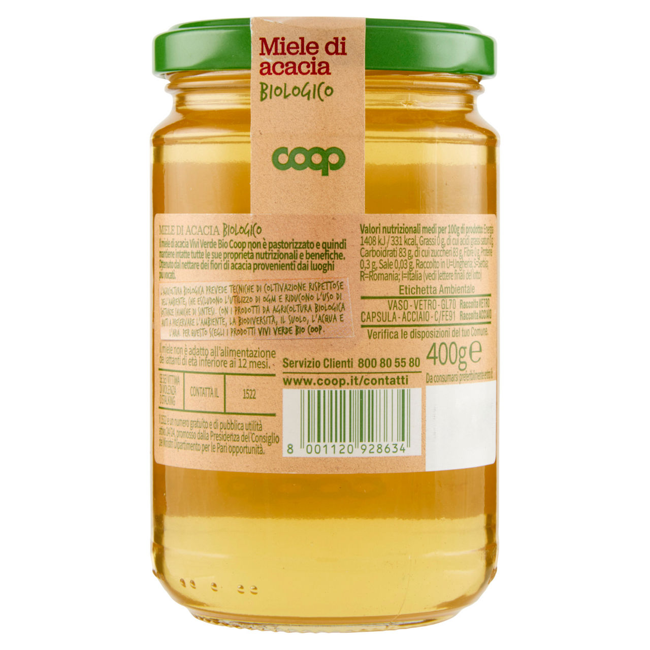 Miele di acacia bio 400 gr - Immagine 71