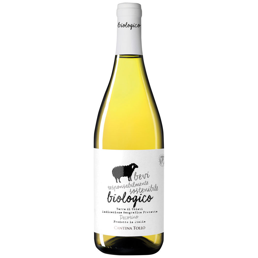 Vino bianco Pecorino Terre di Chieti IGP bio 750 ml - Immagine 01
