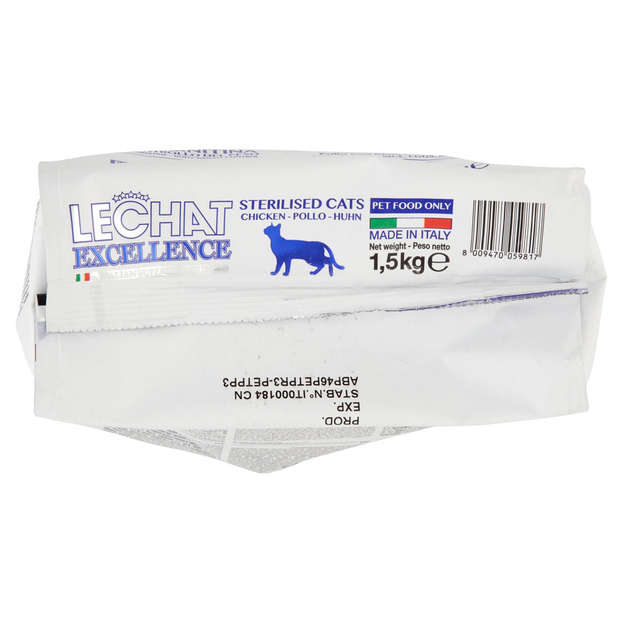 Secco gatto lechat croccantini ex.sterilized pollo sacchetto 1,5kg - Immagine 31