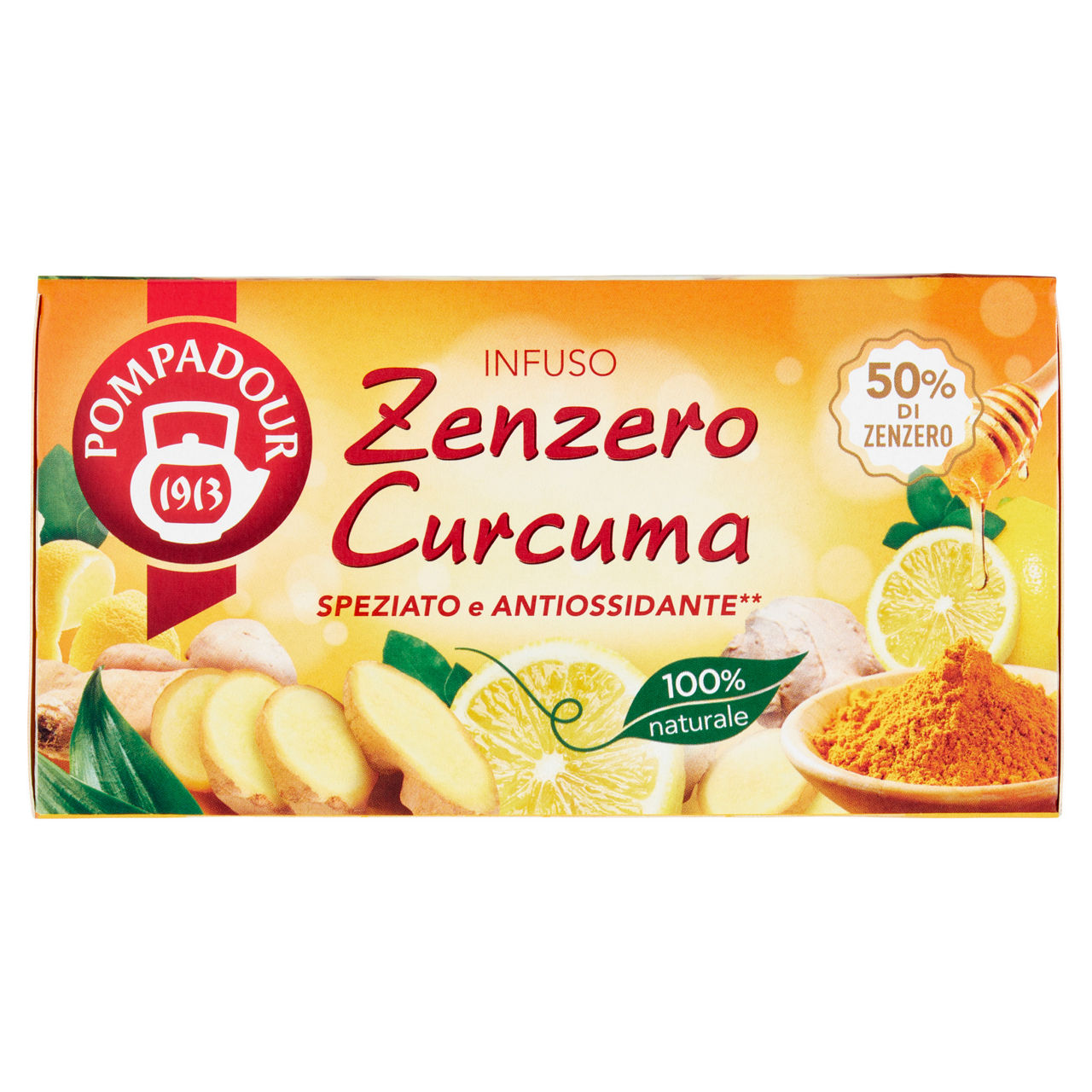 Infuso zenzero e curcuma 20 filtri - Immagine 01